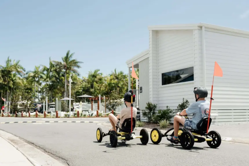 Hastings point caravan park pedal carts