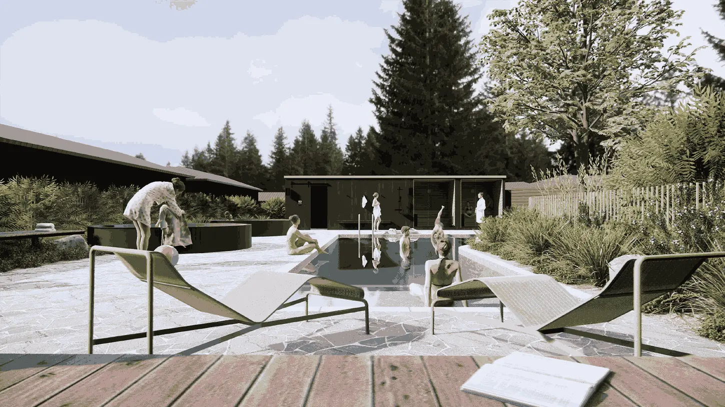 Bright accommodation spa