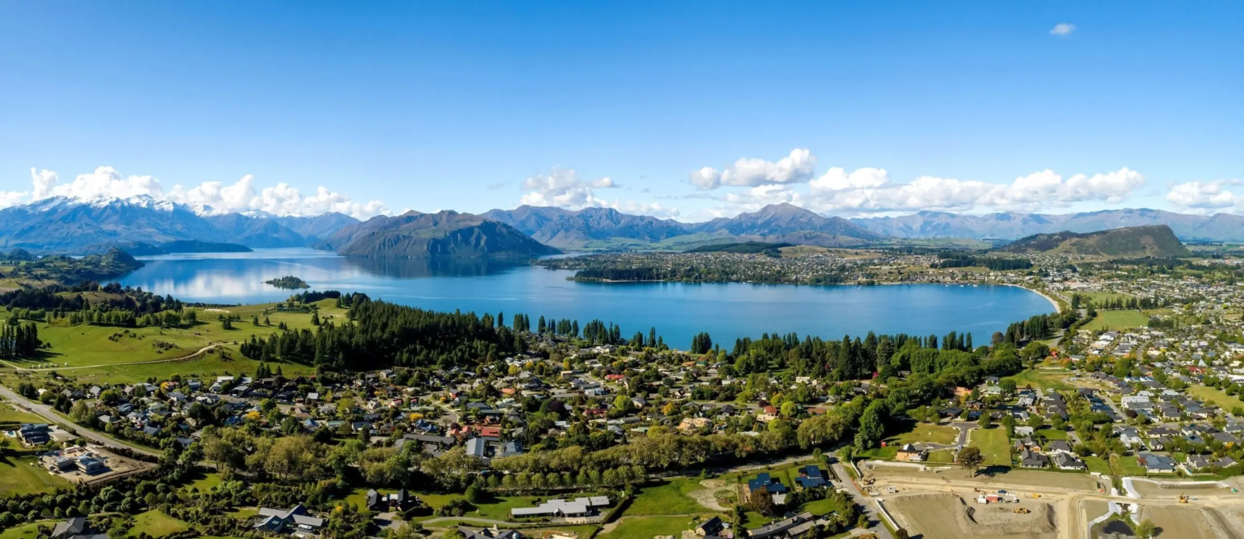 Wanaka caravan park view